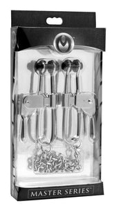 Intensity Nipple Press Clamps With Chain